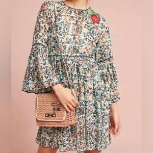 Anthropologie Bhanuni multicolor dress size 2P